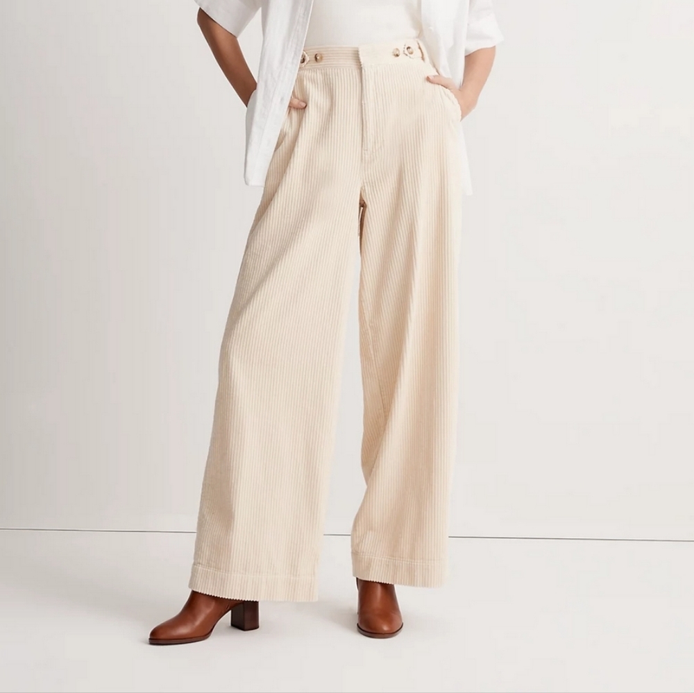 Madewell Harlow Wide Leg Corduroy Pants